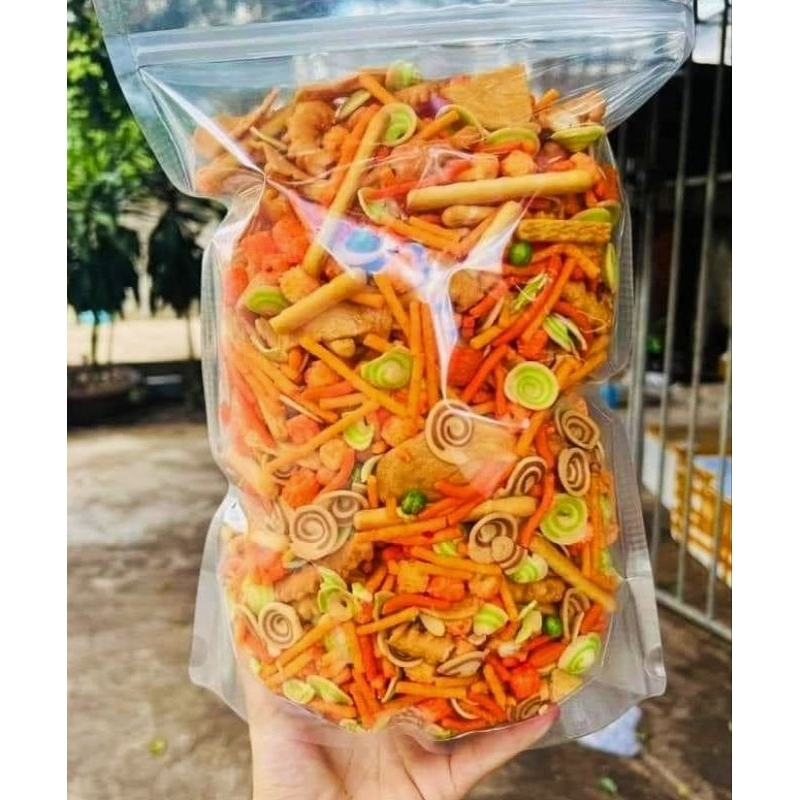 Snack tá lả thập cẩm 500gr ngon miệng nhâm nhi là hết ý