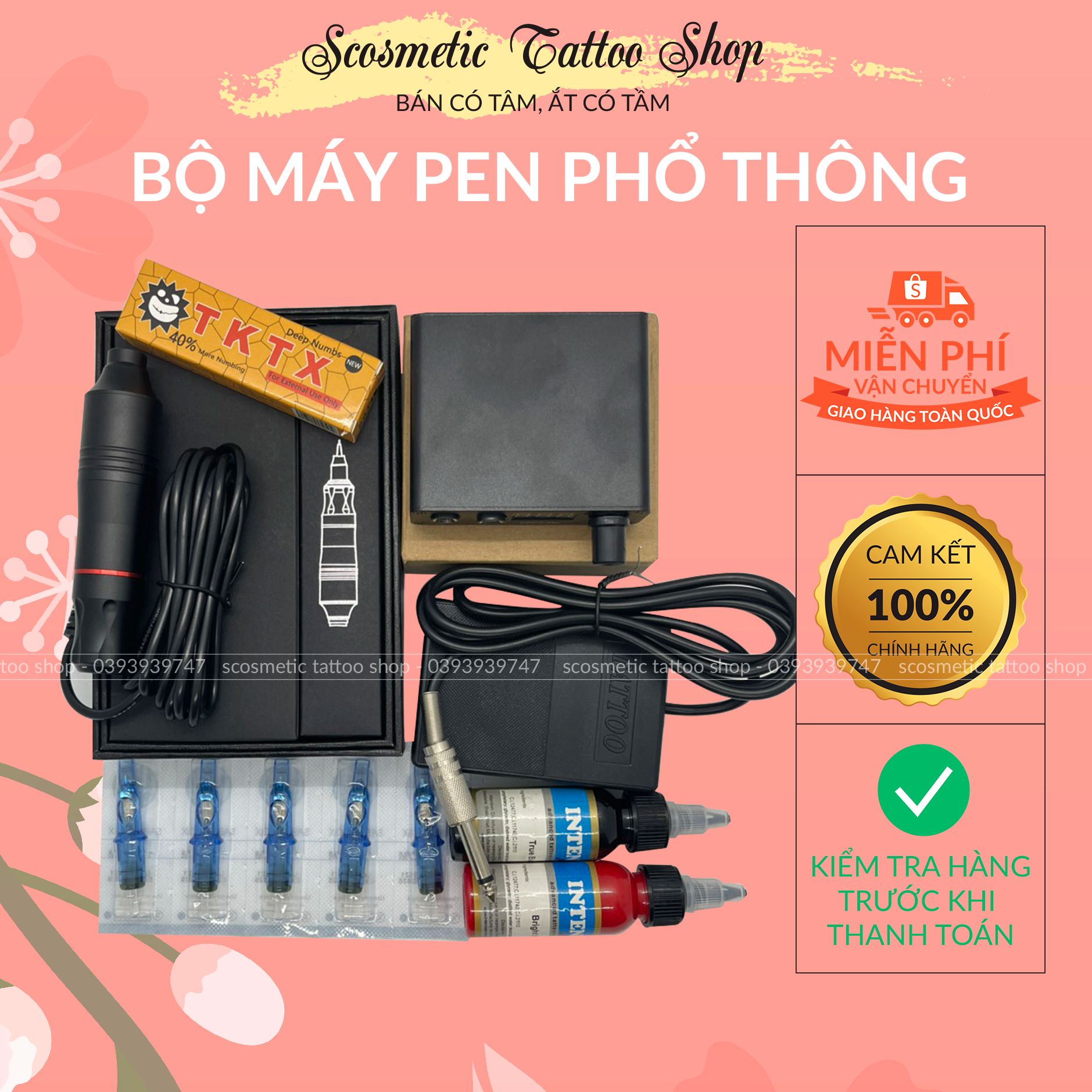 Máy Pen Xăm Hình Mini💗FREESHIP💗Máy Coil Xăm Hình Chuyên phun xăm thẩm mỹ và Xăm hình nghệ thuật