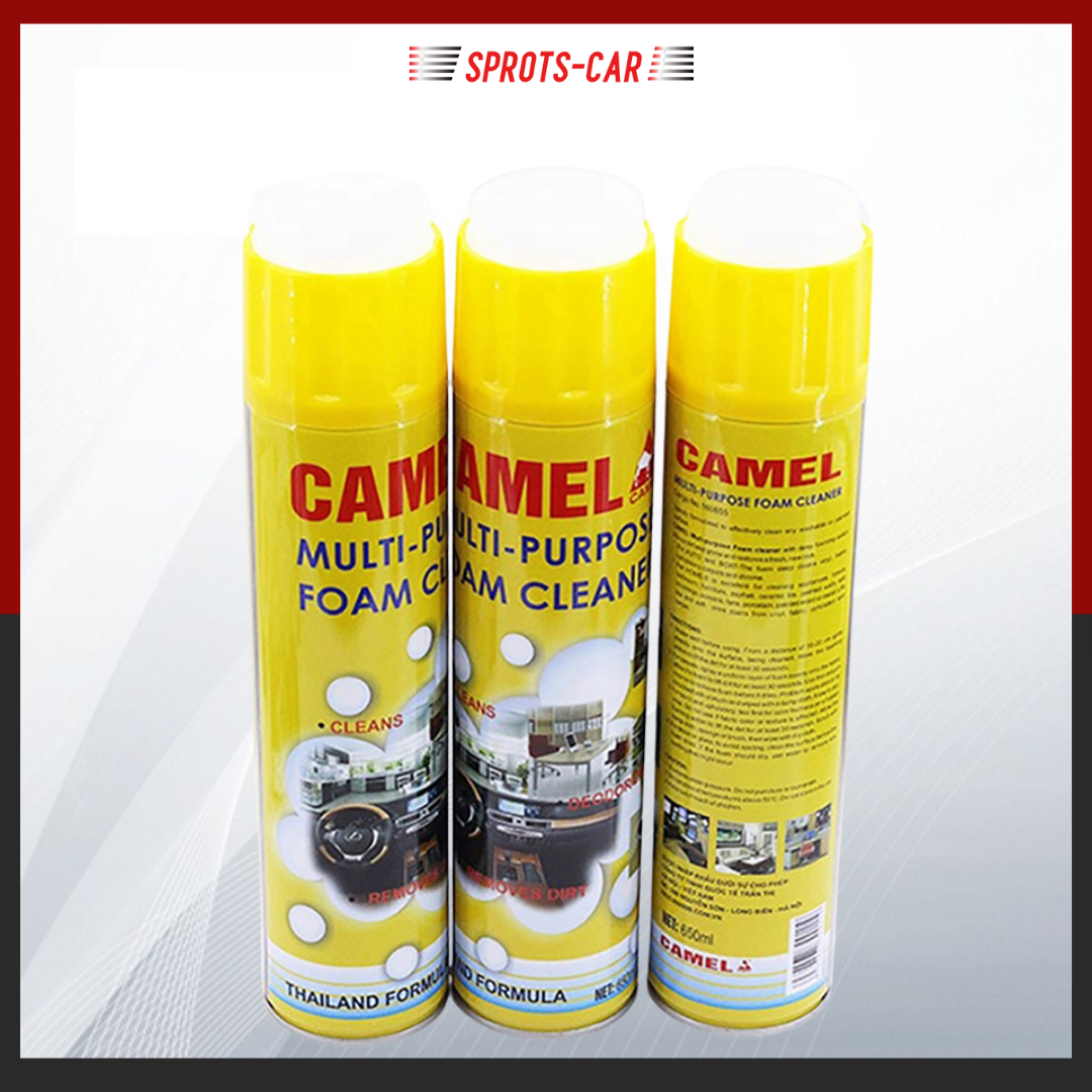 Chai xịt tẩy tạo bọt vệ sinh nội thất xe hơi Foam Cleaner 650ML