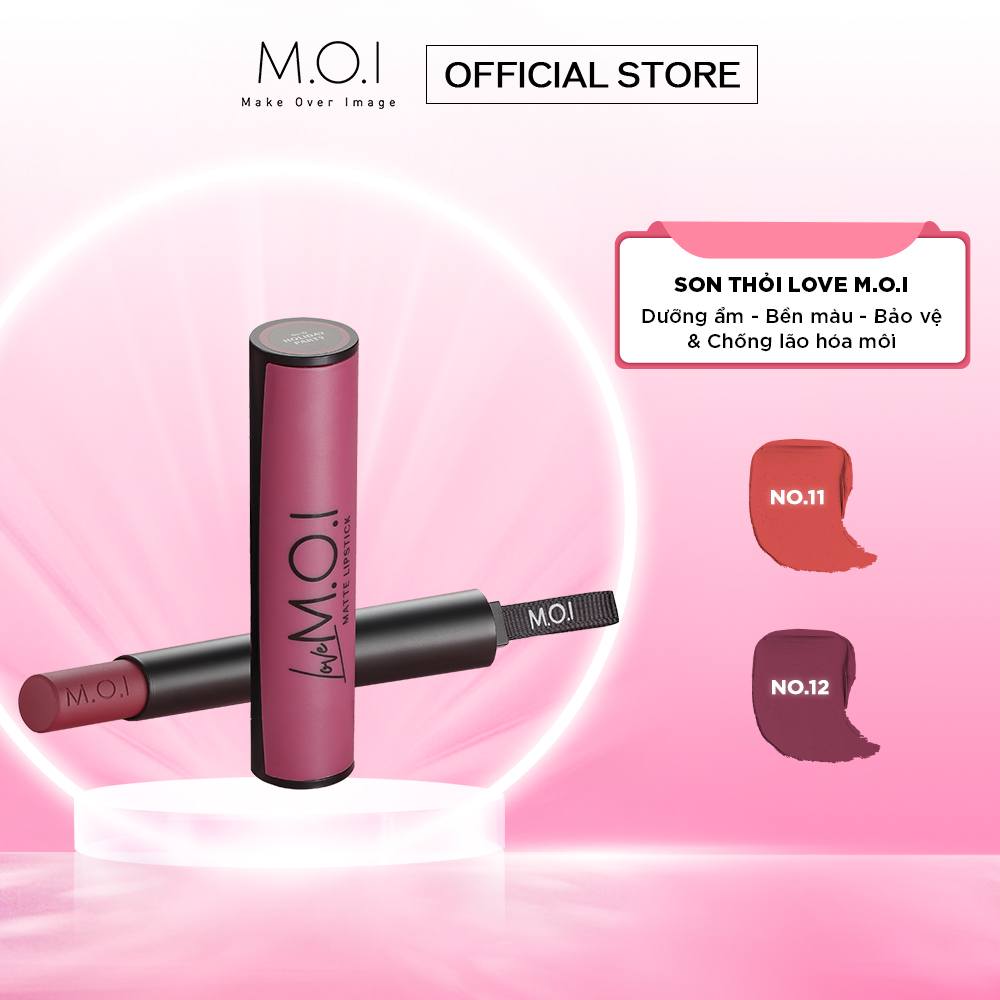 Son Love MOI phiên bản giới hạn chất son nhung lì mềm mượt bền màu 3.5g