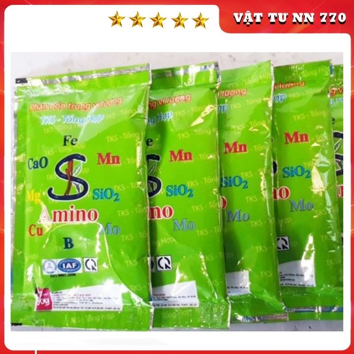 MUA 10 TẶNG 2 - PHÂN TRUNG VI LƯỢNG TỔNG HỢP - Gói 50Gr - Giúp Cây Trồng Vọt Hoa, Ra Hoa Đồng Loạt, Ngăn Ngừa Và Giảm Hiện Tượng Rụng Hoa, Trái Non, Tăng Năng Suất Và Phẩm Chất Nông Sản, Kích Rễ Dài Hơn, Mạnh Khỏe Hơn.