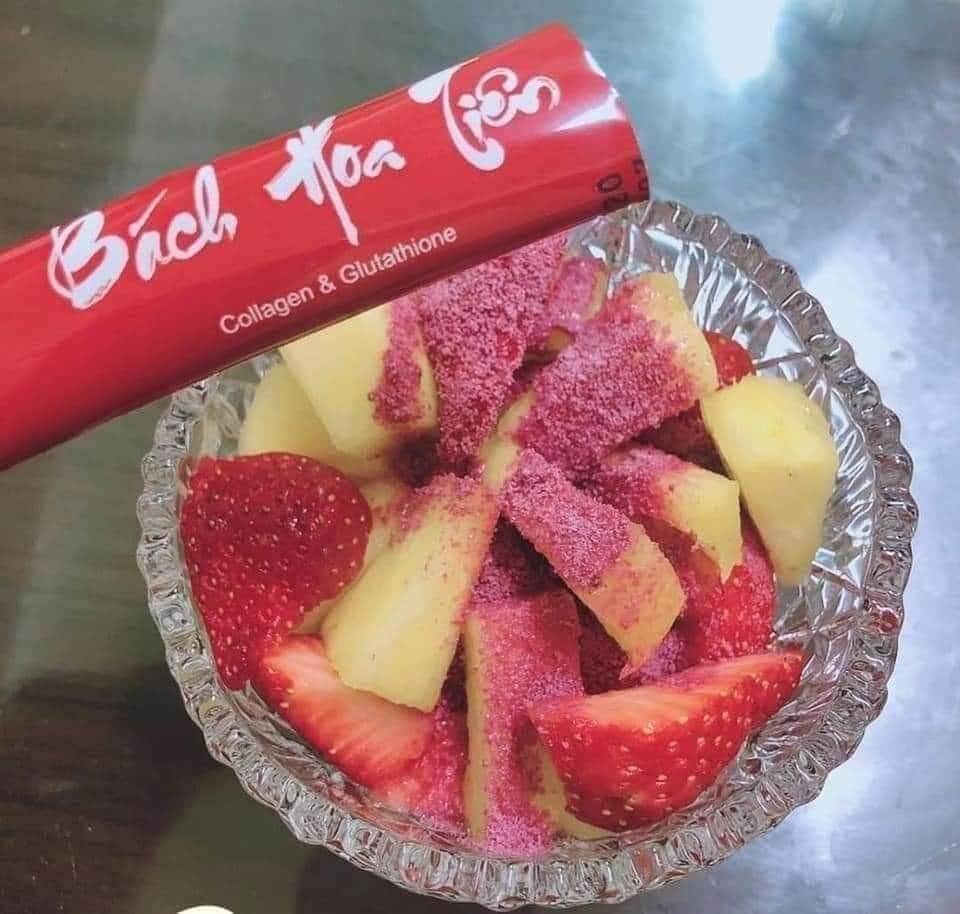 Combo 3 hộp bách hoa tiên las beauty - cốm uống đẹp da 20 gói 1 hộp