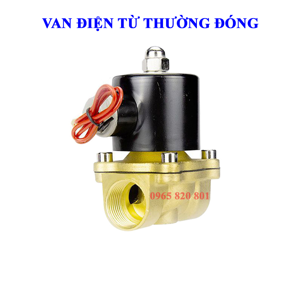 Van điện từ thường đóng ren 13,21,27,34mm điện 220v