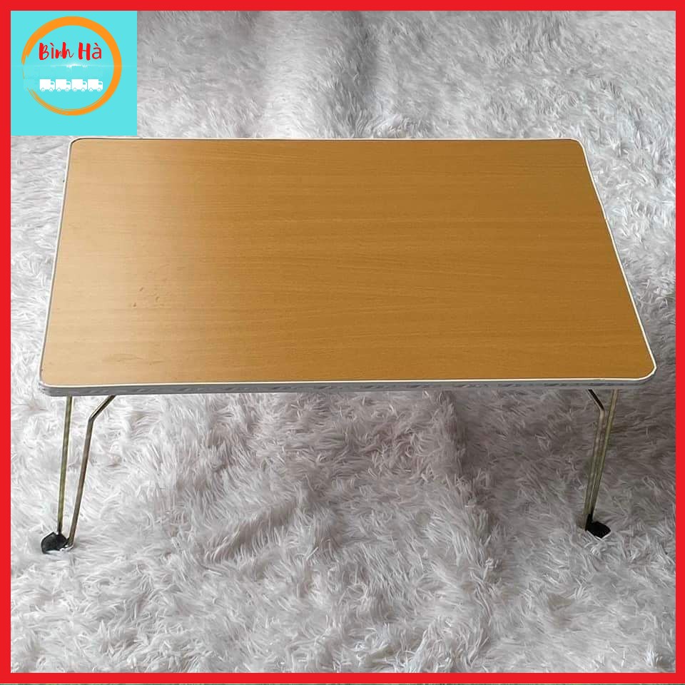Bàn gỗ gấp gọn, bàn học sinh sinh viên mặt gỗ, chân sắt gấp gọn cao cấp