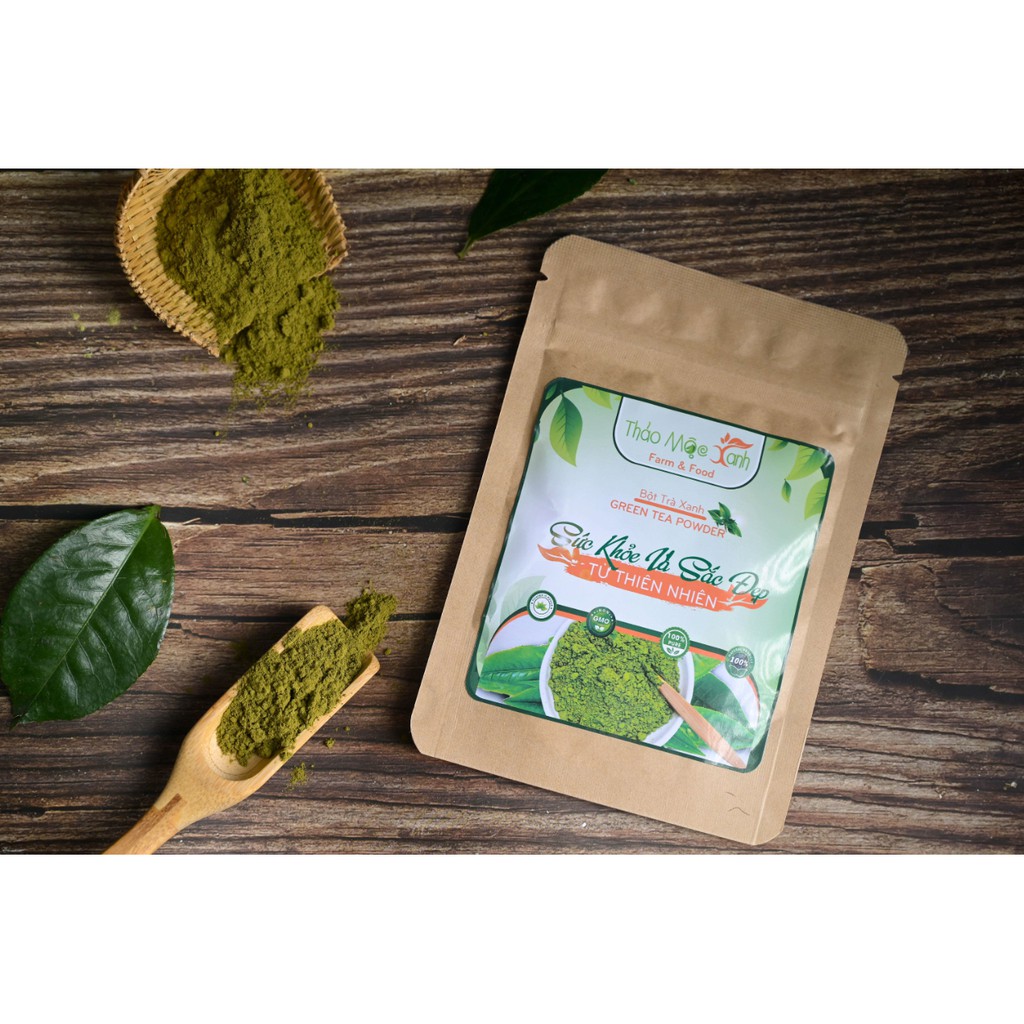 Bột trà xanh nguyên chất handmade gói 1kg