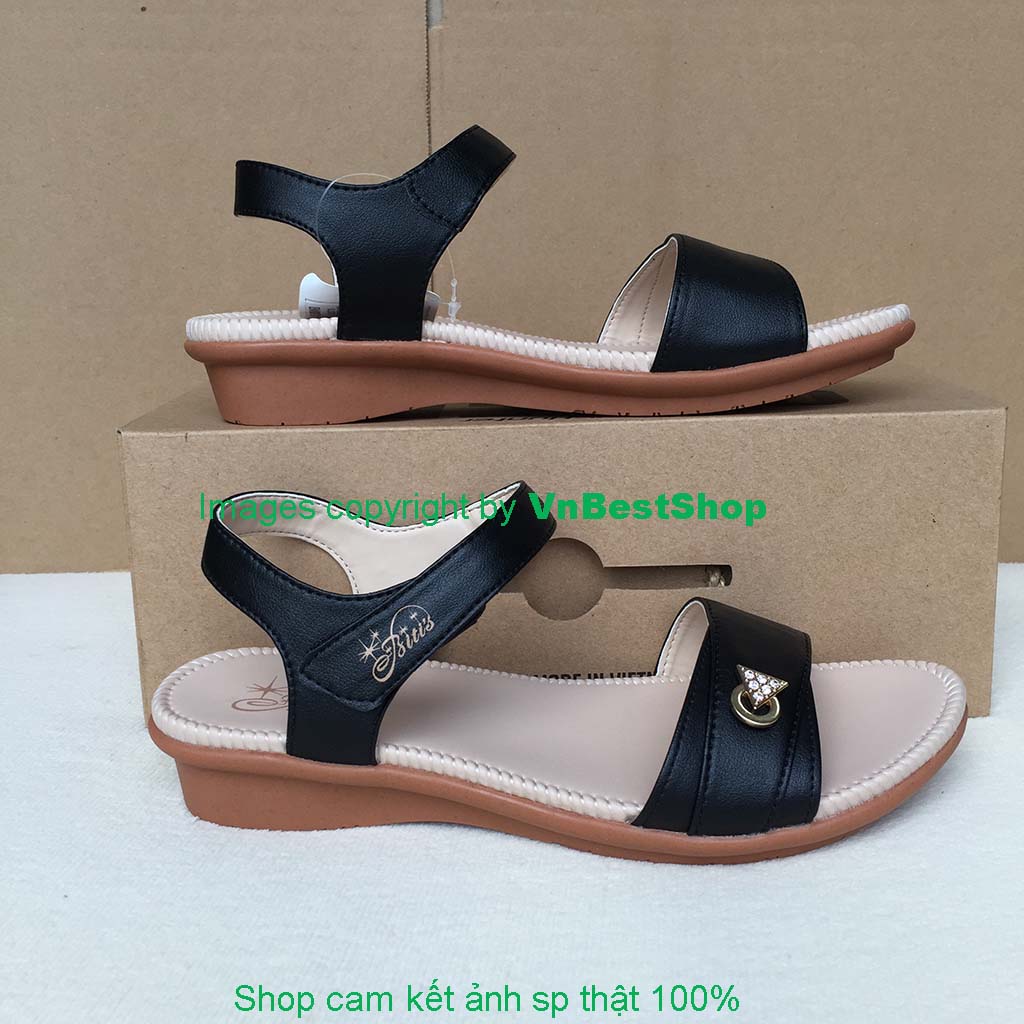 Dép sandal si - pu nữ biti's drw014900den