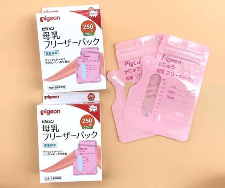 Hộp 20 Túi trữ sữa Pigeon 250ml