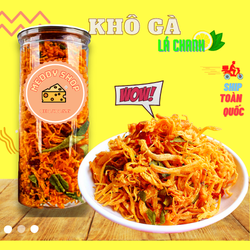 Khô gà lá chanh hộp 300g