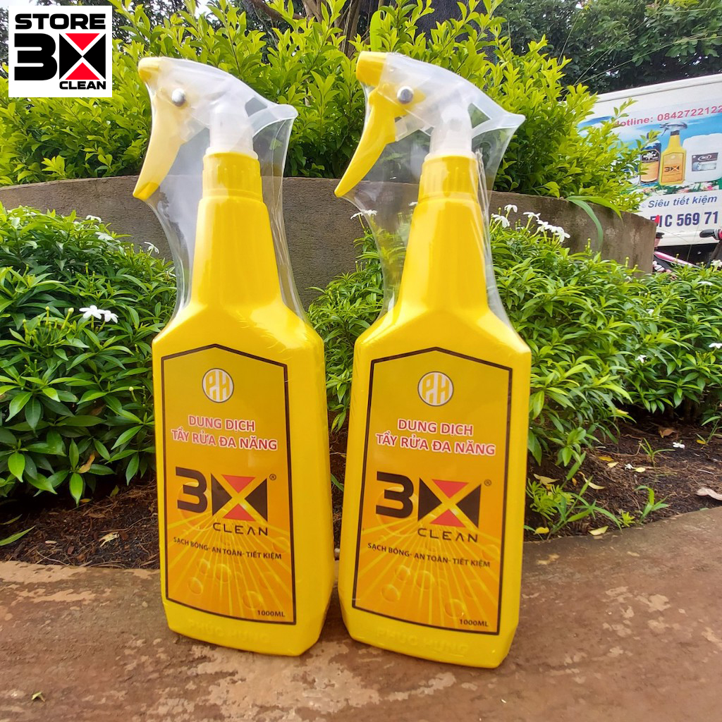 Dung dịch rửa xe siêu tẩy dầu mỡ 3x clean 1000ml