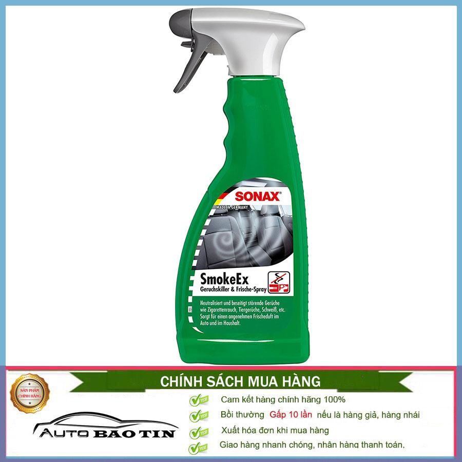 Chai xịt khử mùi nội thất ô tô sonax smokeex 500ml