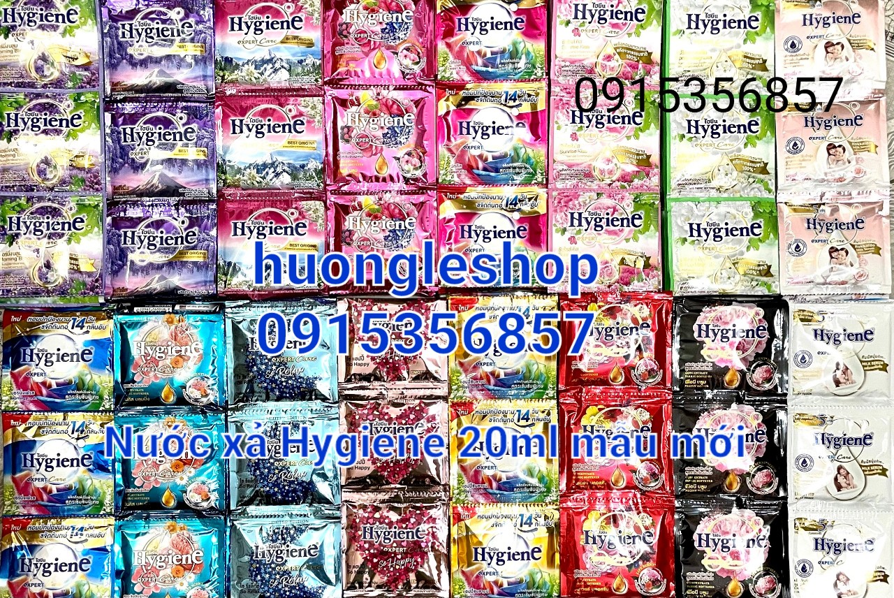 10 dây Nước xả vải Hygiene Thái Lan 12goi (10 màu)