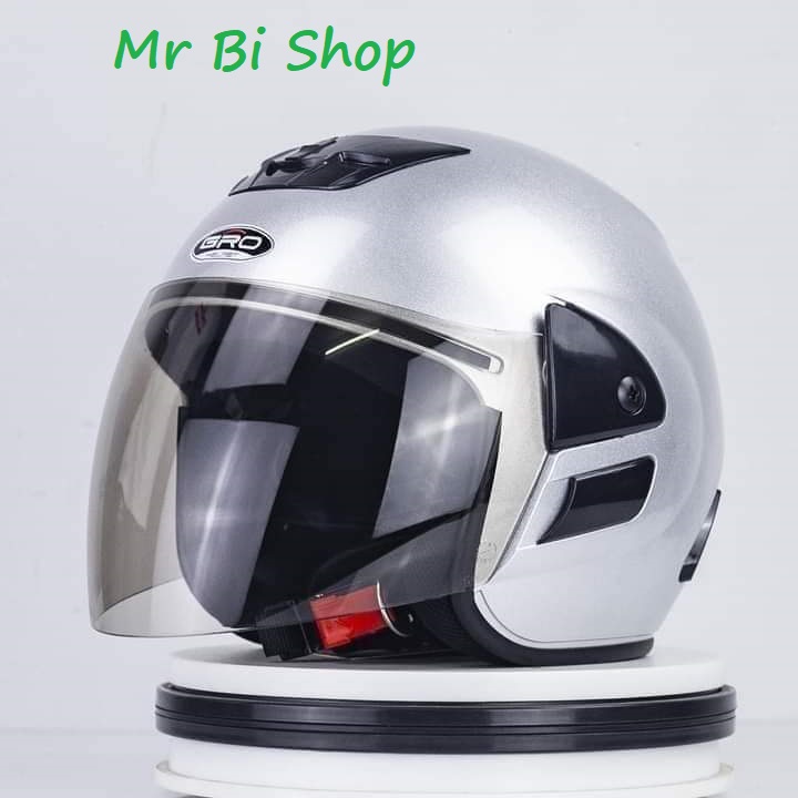 Nón bảo hiểm nữ GRO V2 chính hãng sang trọng thời trang thanh lịch