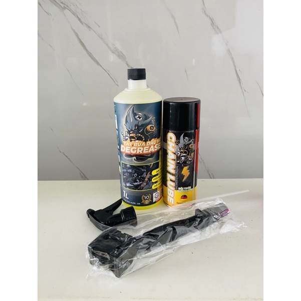 combo dưỡng sên , tẩy dầu nhớt phiên bản mới tặng cọ