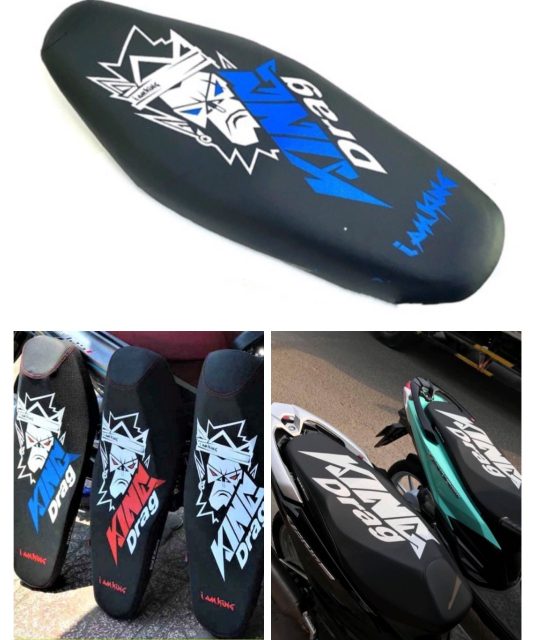 Vỏ yên xe King drag - Hàng loại đẹp