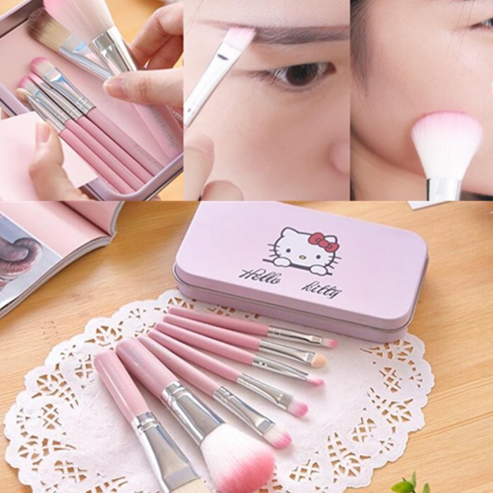 Set Cọ Trang Điểm Hello Kitty Siêu Cute