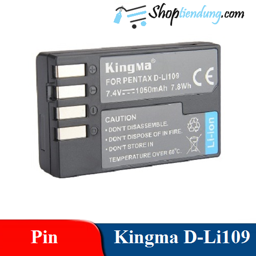 Pin kingma d-li109 cho máy ảnh pentax k-30, k-50, k-70