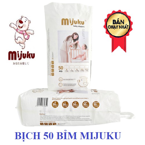 Bỉm quần Mijuku chính hãng 100m đủ size M,L,XL,XXL, XXXL