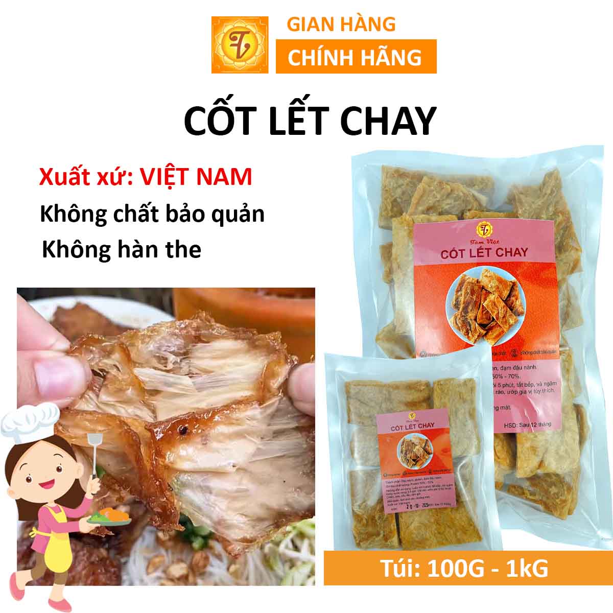 Cốt lết chay, sườn cotlet chay Tâm Việt, sườn miếng chay, khô sườn cotletchay, thực phẩm chay Tâm Việt