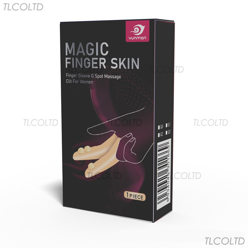 Bao cao su ngón tay đôn dày đôn hạt MAGIC FINGER SKIN dày 2mm co giãn mềm