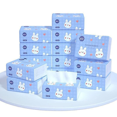 Giấy thỏ thùng 40 gói giấy ăn rút hình thỏ ( săn hàng