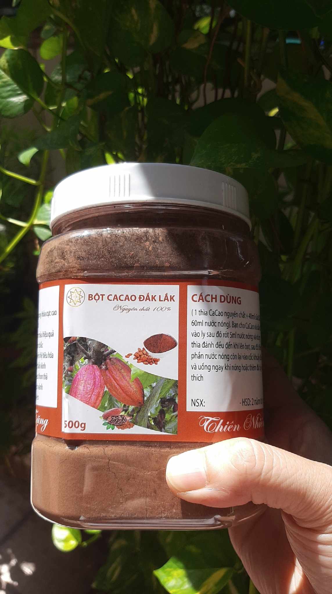 Bột Cacao Nguyên Chất Đắk Lắk 500g Thơm Ngon, Ăn Vặt Bate Food