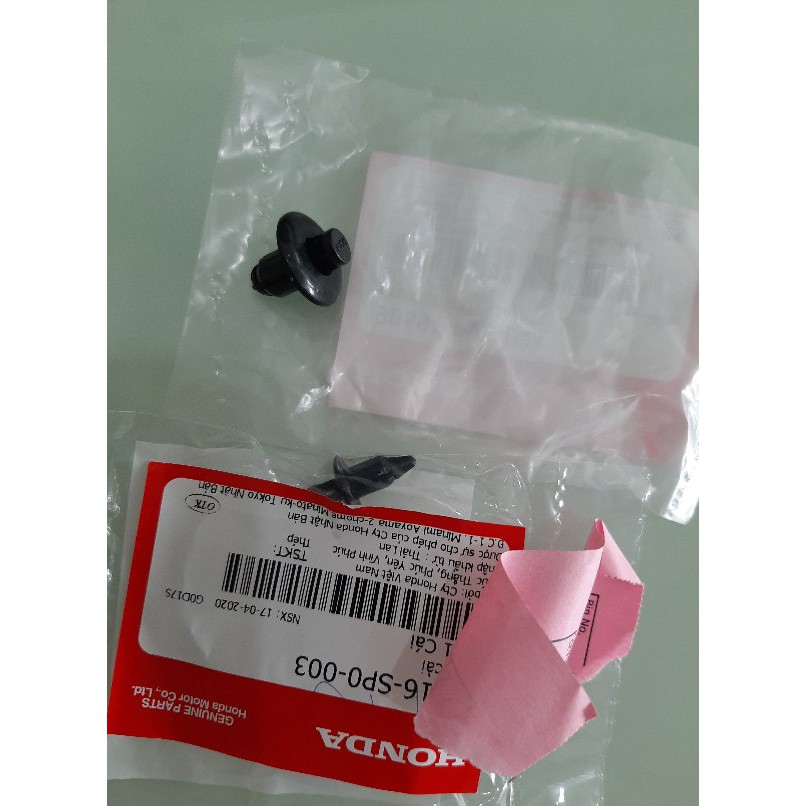Chốt cài vít nhựa bấm 6mm honda