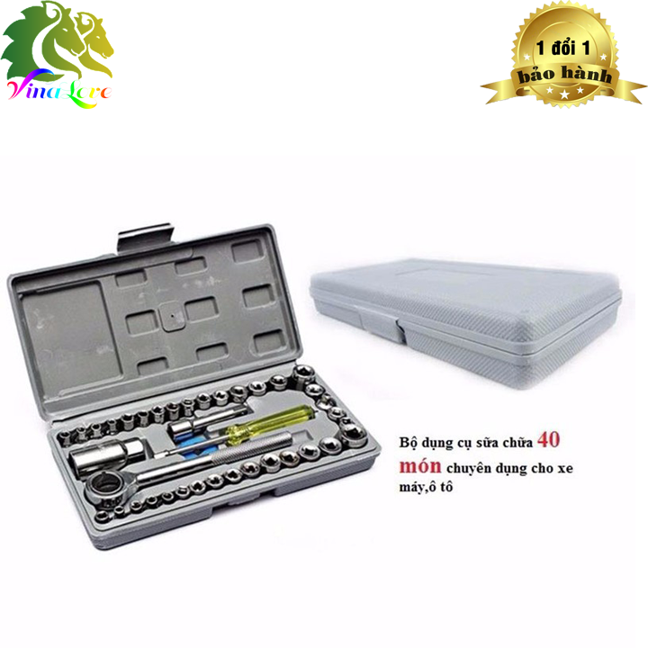 Bộ dụng cụ sửa chữa ôtô và xe máy 40 món giá rẻ cao cấp