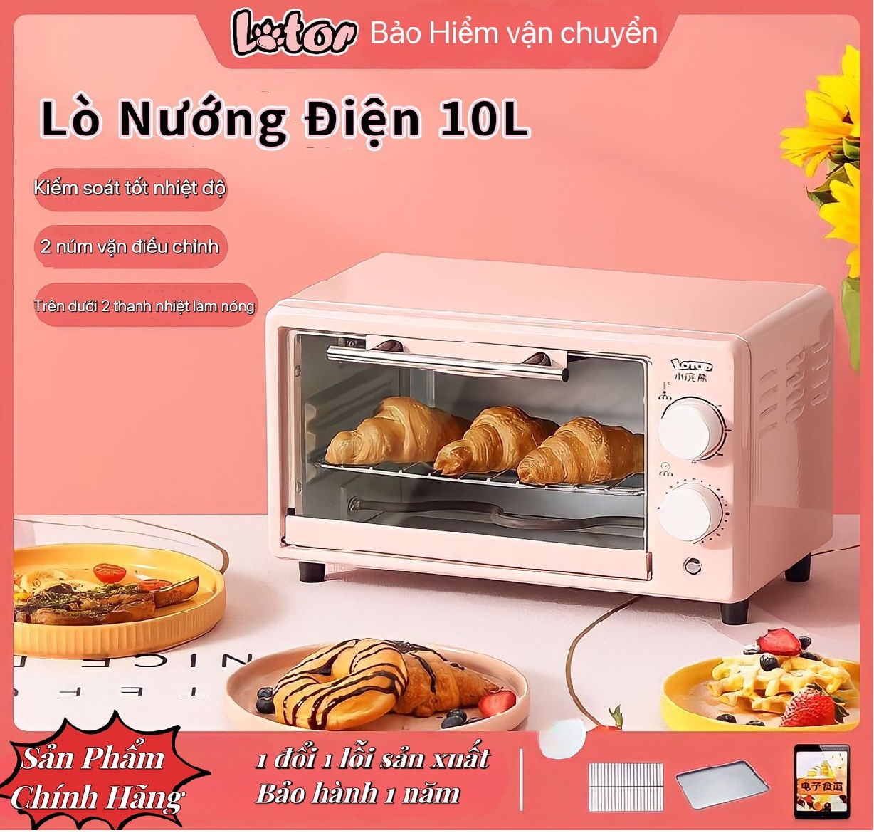 Lò nướng điện lotor kx1001