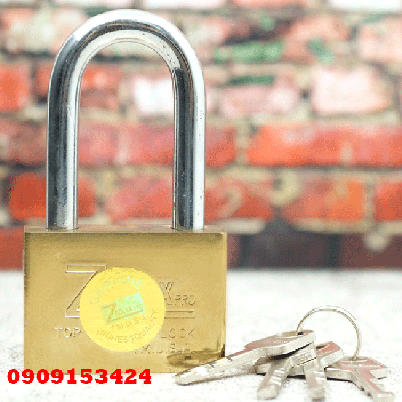 Ổ khóa treo chìa zsolex 6p móc dài