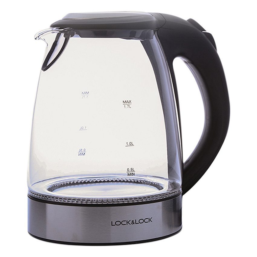 Ấm đun siêu tốc thủy tinh 1.7l lock&lock-ejk317