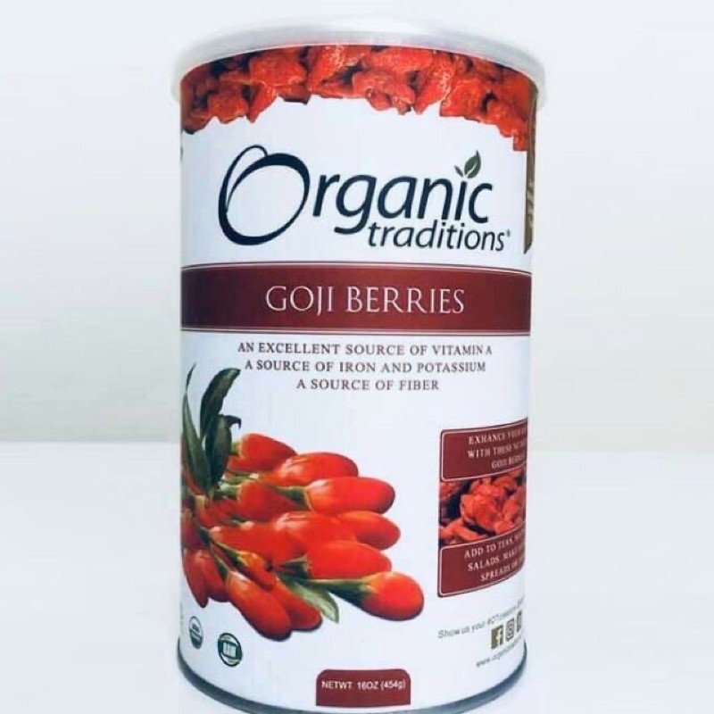 Kỷ tử khô 454gr - organic tradition goji berries /usa
