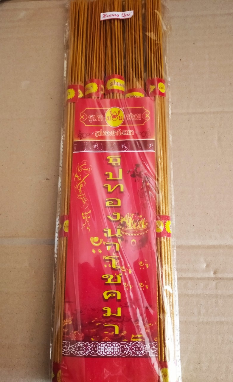 1 bịch nhang cuốn tàn vàng Thái Lan (2 loại hàng)