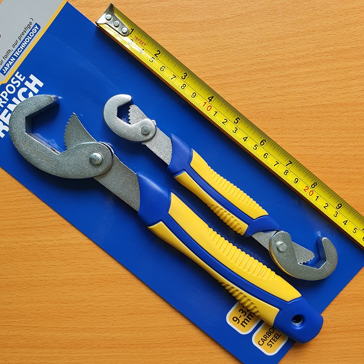 Mỏ lết đa năng hãng Kouritsu Nhật Bản cán bọc cao su độ mở 9-32mm, Bảo hành 12 tháng, Mo let, Mo let da nang, Mo let Nhat Ban