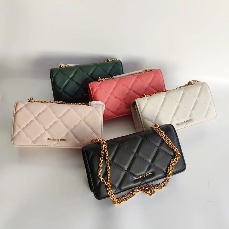 Túi đeo chéo kẹp nách chần bông cnk fullbox cao cấp