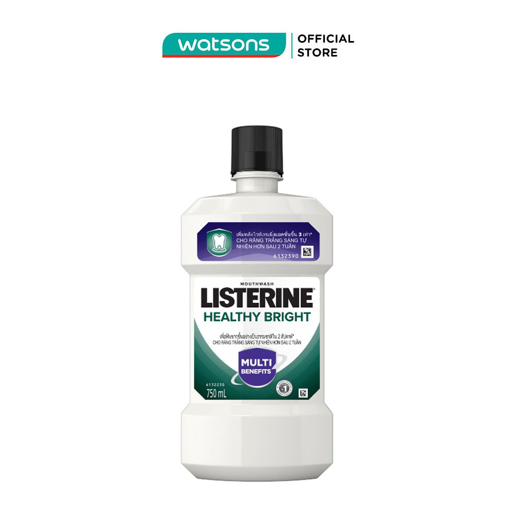  Nước Súc Miệng Làm Trắng Răng Listerine 750ml 