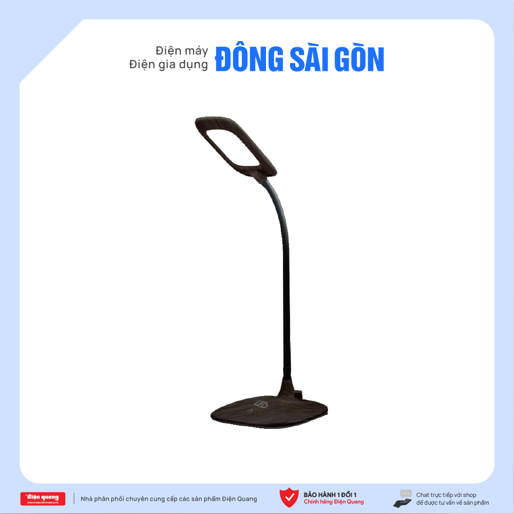 Đèn bàn sạc led bảo vệ thị lực điện quang đq ldl12b 6w - đèn bàn học, đèn bàn làm việc - bh 12 tháng.