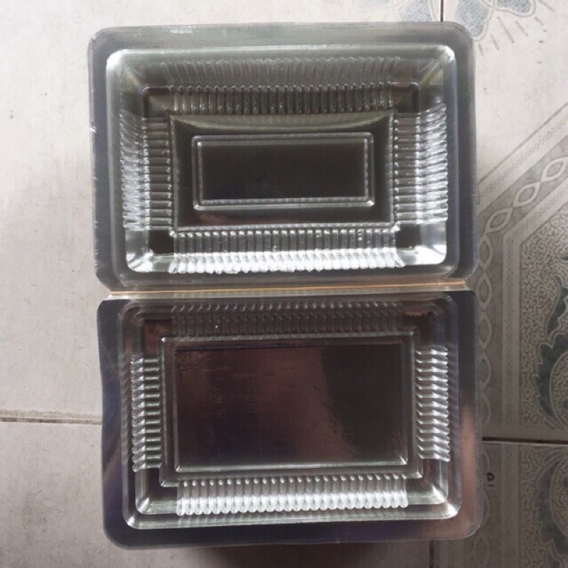 Set 100 hộp nhựa H23 đựng bánh, khoai kén, hoa quả tiện lợi