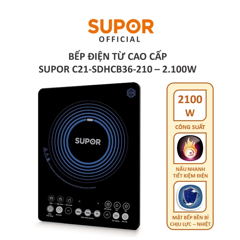 Bếp điện từ cảm ứng supor c21-sdhcb36vn-chính hãng