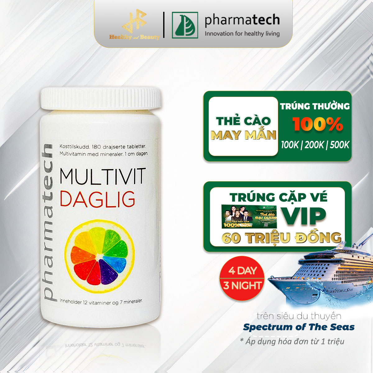 Pharmacotech oral multi-vitamins choline chloride nullig mineral supplement
