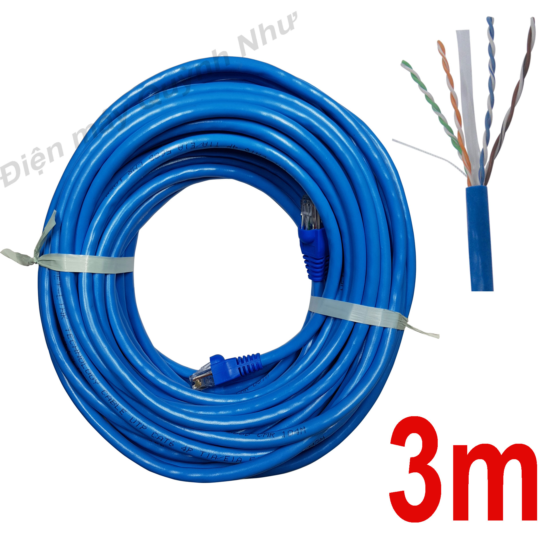 3m dây mạng cat6 bấm sẵn 2 đầu