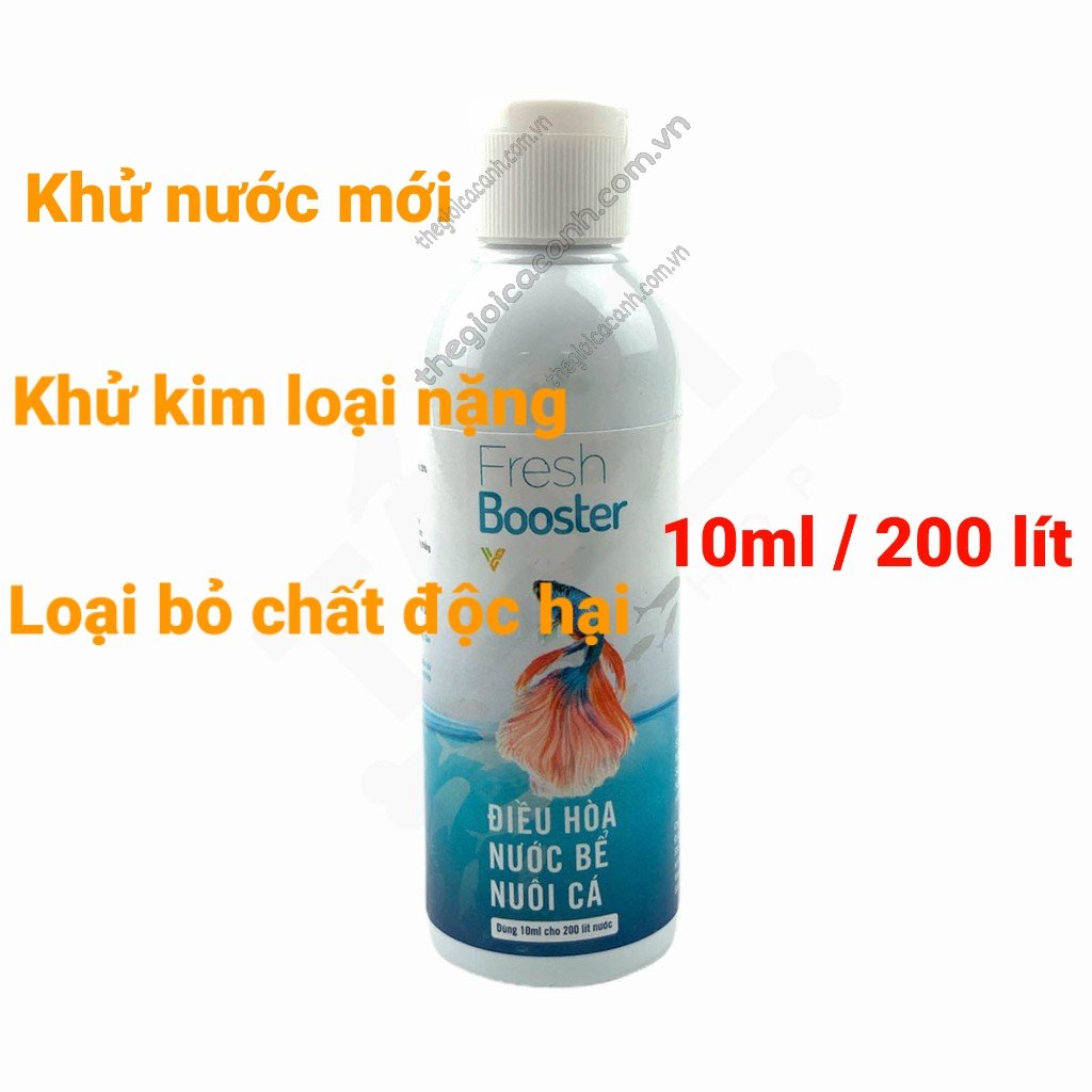 Dung dịch khử nước mới fresh booster 100ml cho hồ cá, bể cá