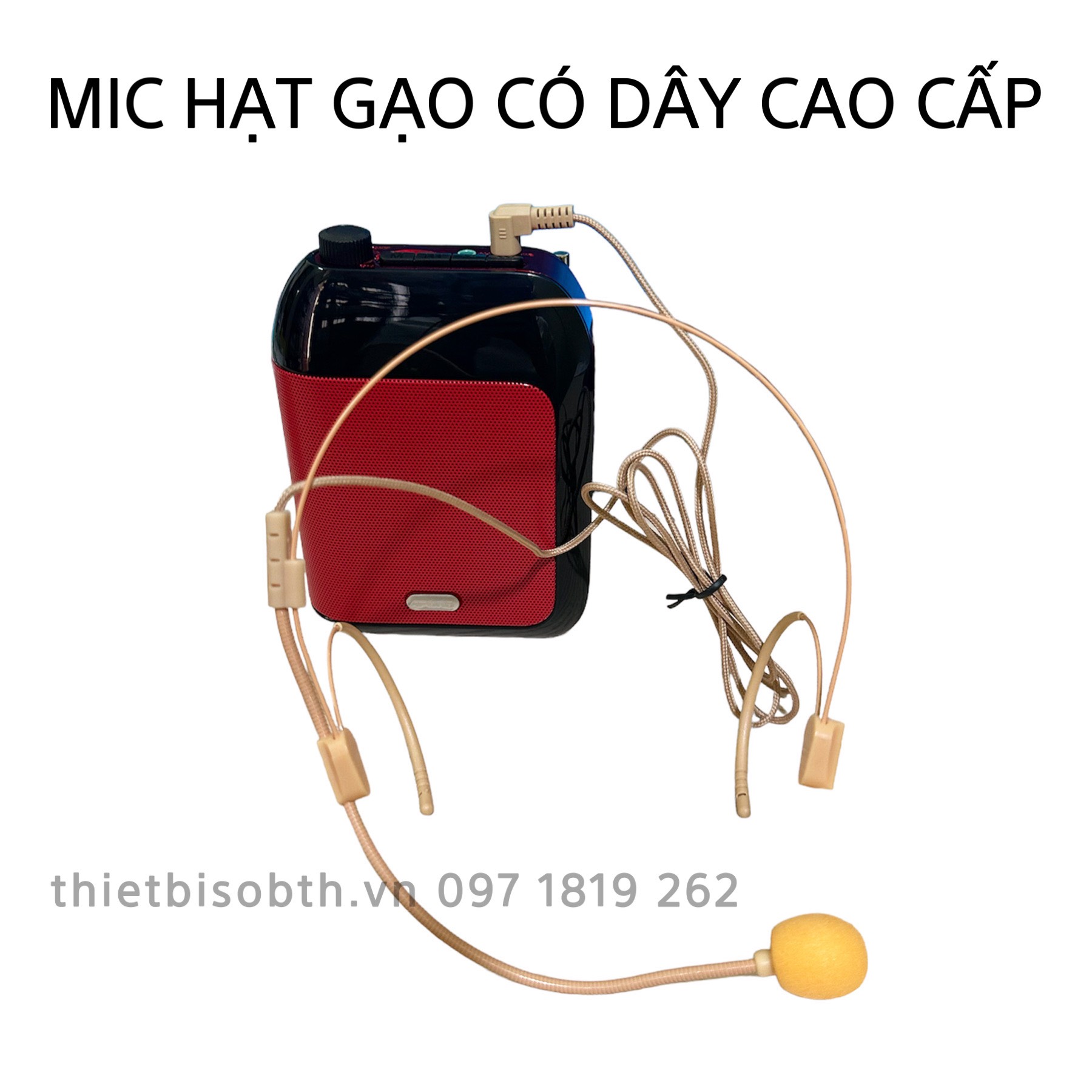 Micro hạt gạo gài tai cho máy trợ giảng, thuyết trình, MC. Micro trợ giảng. Mic hạt gạo có dây