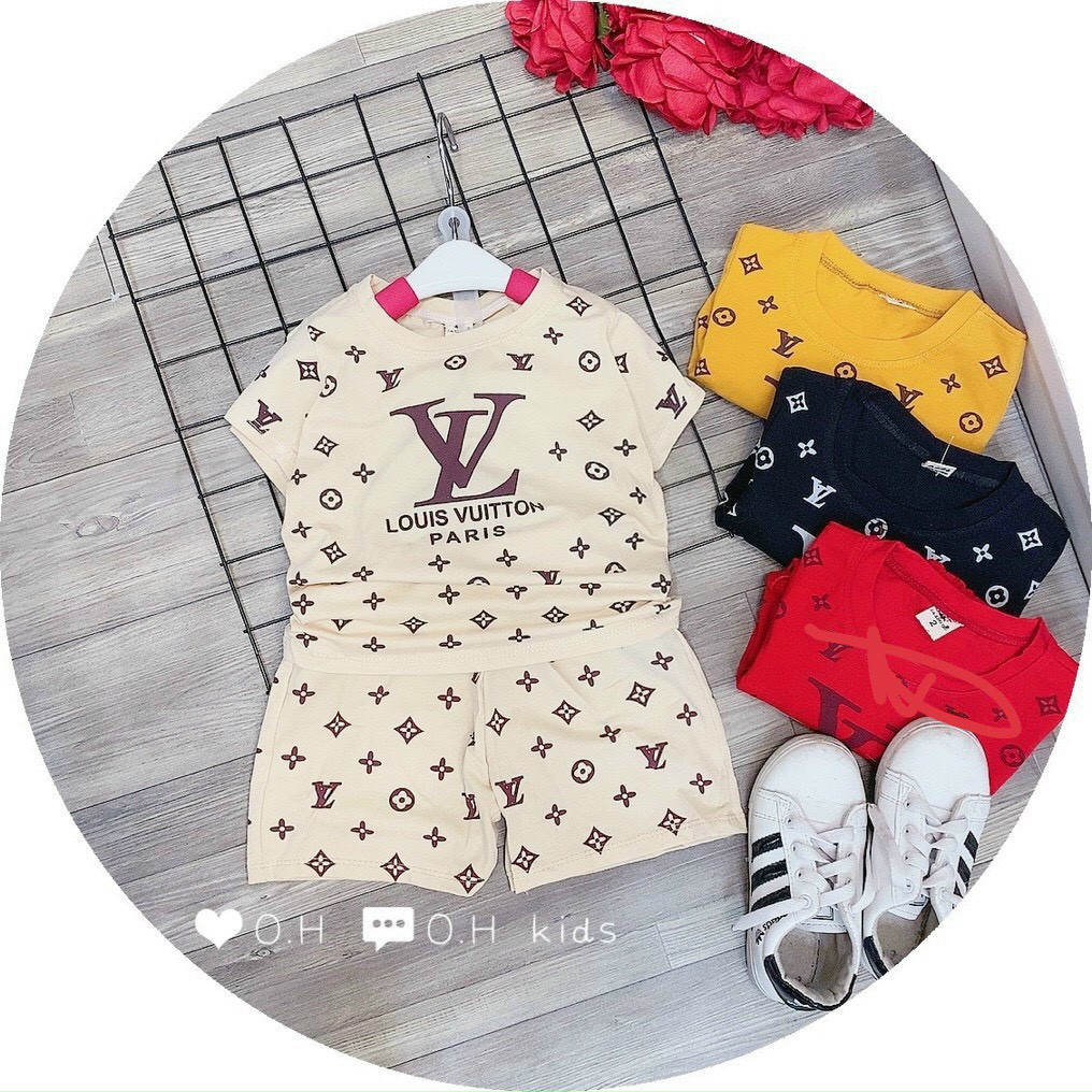 Bộ cotton tàu cho bé