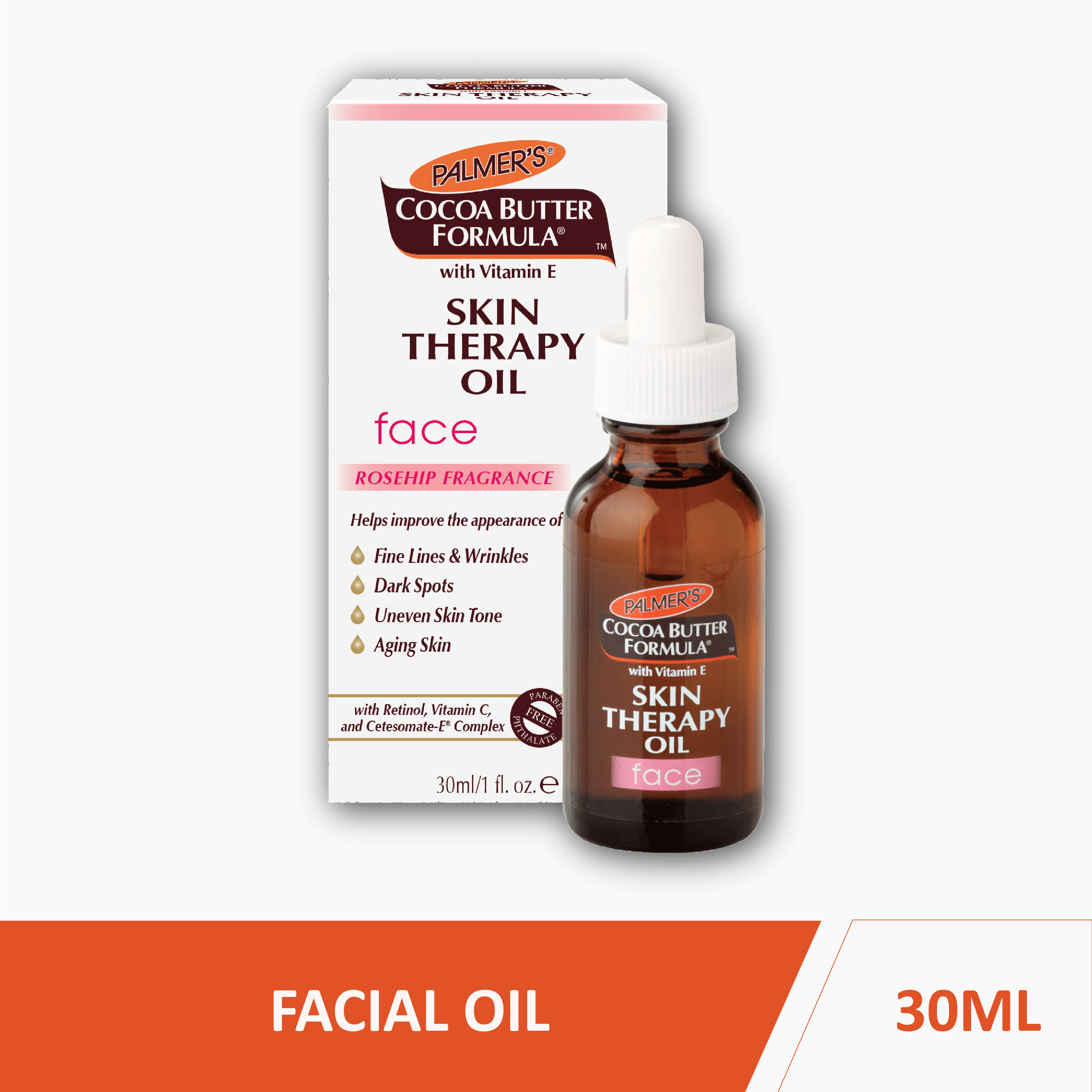 [HCM]Dầu Dưỡng Ngăn Ngừa Lão Hóa Phục Hồi Da Tổn Thương Palmers Cocoa Butter Formula Skin Therapy Oil for Face 30ml
