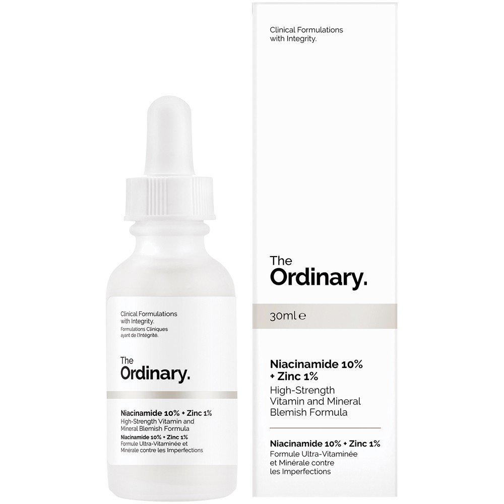Tinh chất The Ordinary Niacinamide 10% + Zinc 1% serum sáng da, thu nhỏ lỗ chân lông.trị nám ,tàn nhang