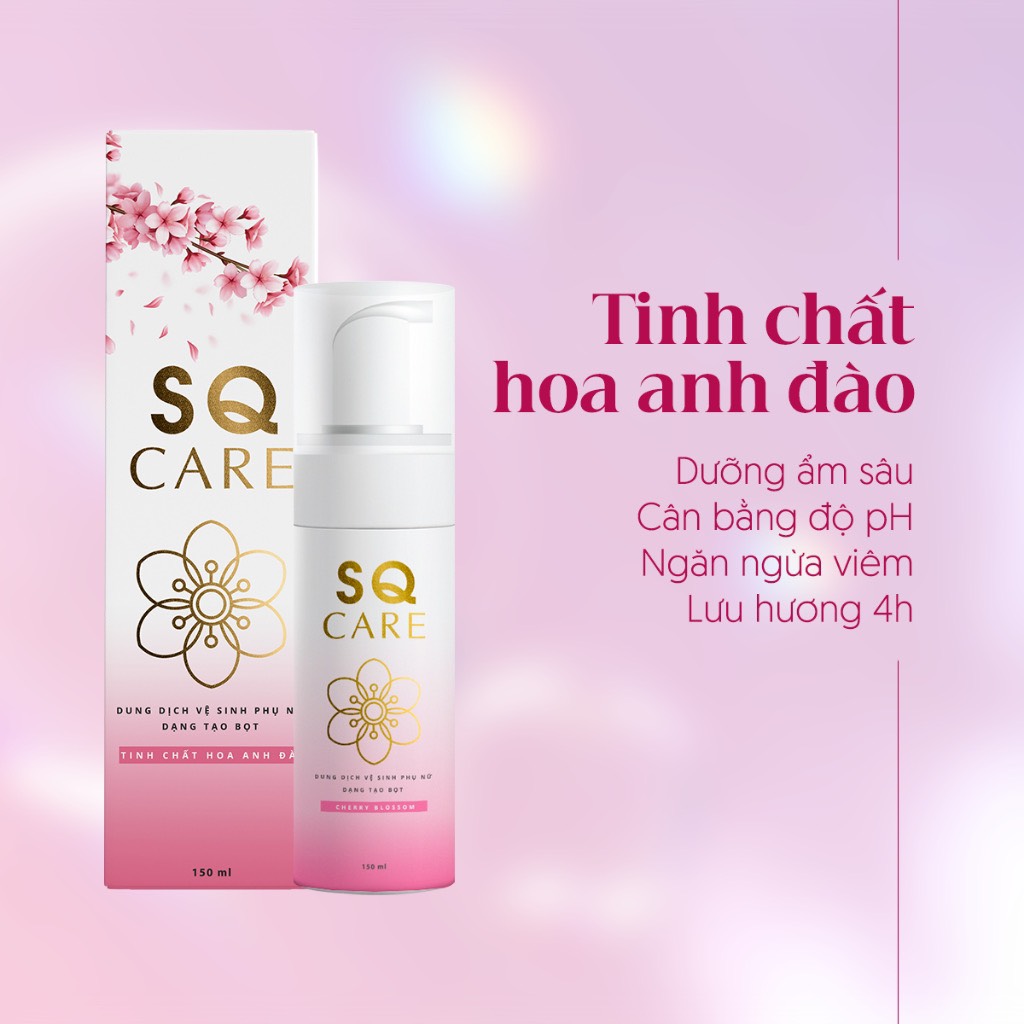 Dung Dịch Vệ Sinh Phụ Nữ SQ Care dạng bọt