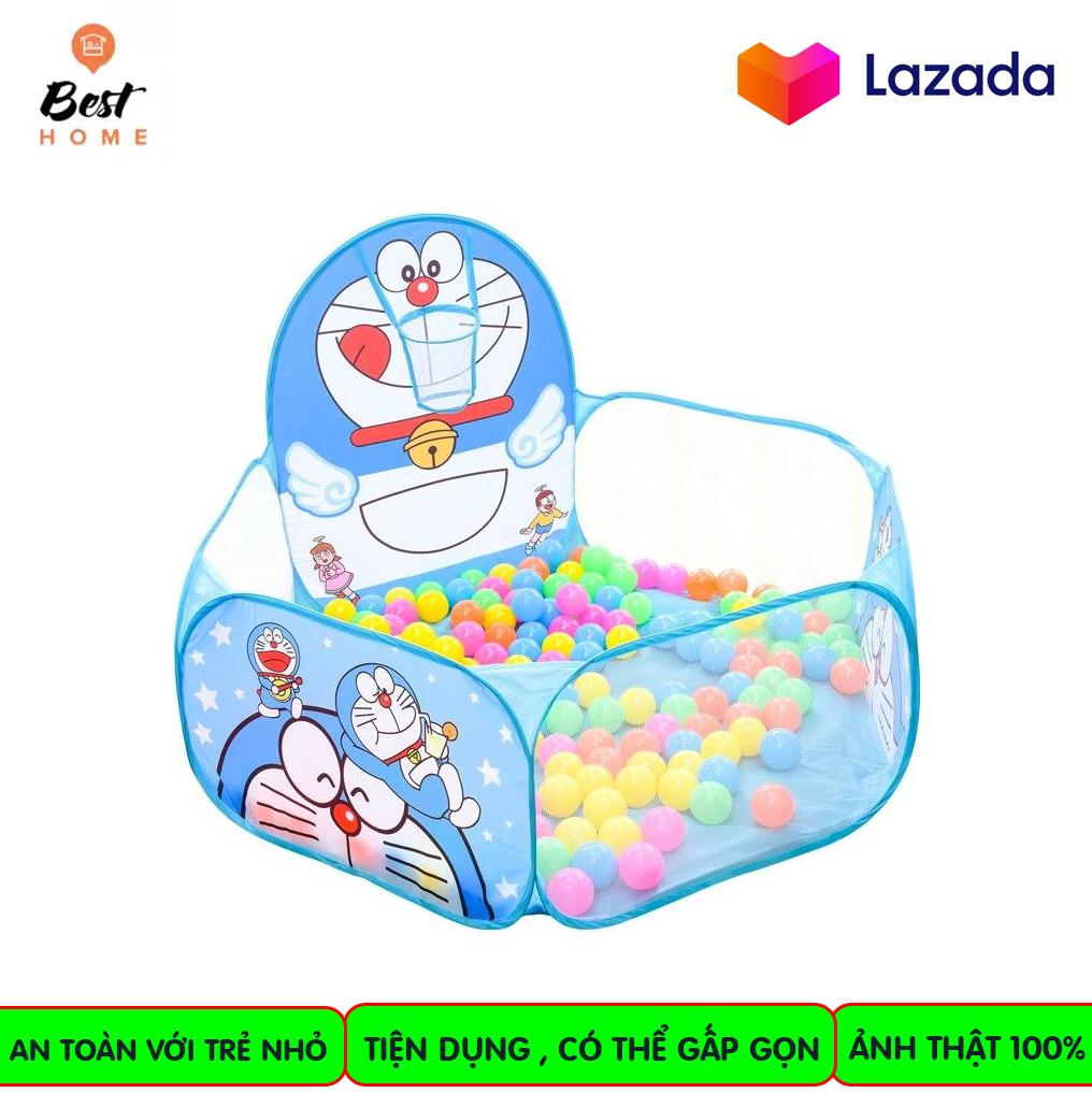 Lều bóng nhà banh Doremon cho trẻ em ( Chọn kèm bóng hoặc không kèm bóng )