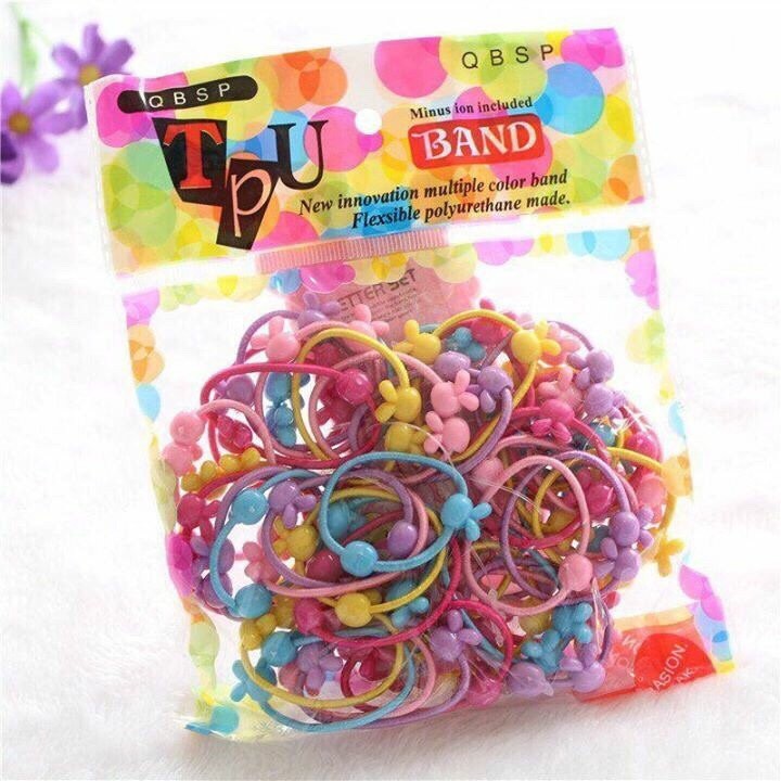 Chun buộc tóc cho bé - 50 cái