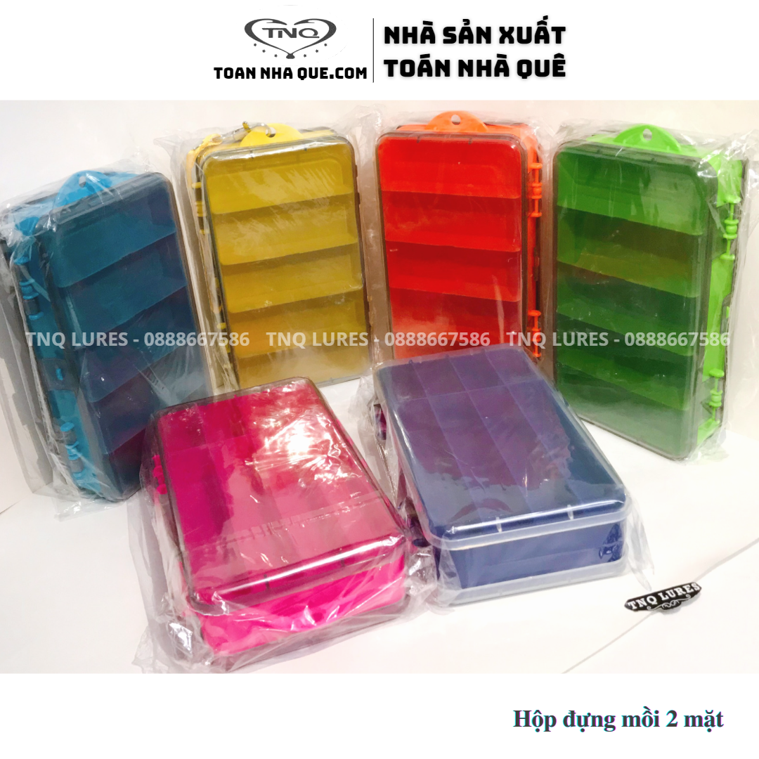 Hộp đựng mồi 2 mặt - tnq lures