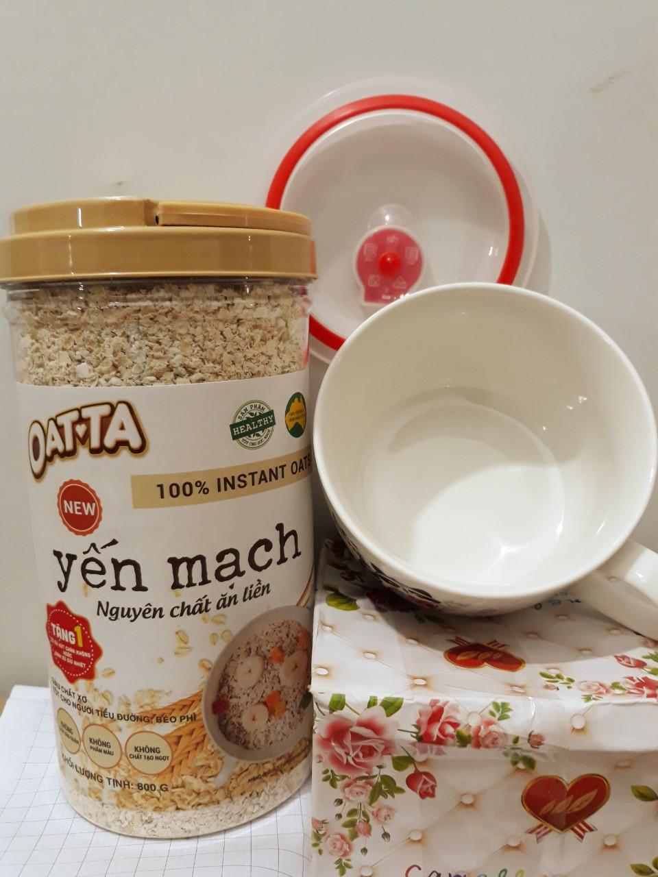 Yến Mạch Nguyên Chất OATTA Hộp 800g